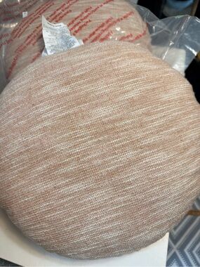 Blush Round Decorative Throw Pillows - Threshold